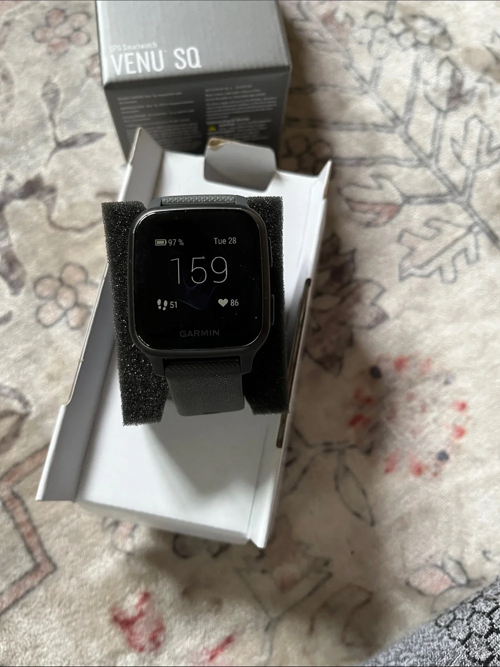 garmin Venu SQ Smartwatch - Black